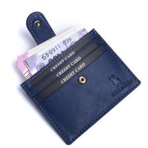 Unisex leather Card holder , ATM Card Holder , Slim Card Holder with 5 card slots , 1 ID card slot and 1 currency slot - Image 4